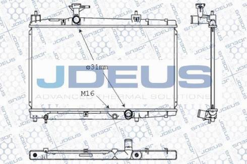 Jdeus TH0210006 - Термостат охлаждающей жидкости / корпус unicars.by