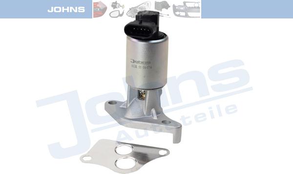 Johns AGR 55 08-076 - Клапан возврата ОГ unicars.by