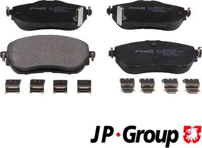 JP Group 4863607810 - Тормозные колодки, дисковые, комплект unicars.by