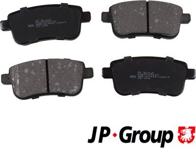 JP Group 4363700210 - Тормозные колодки, дисковые, комплект unicars.by