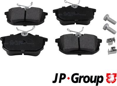 JP Group 6163700110 - Тормозные колодки, дисковые, комплект unicars.by