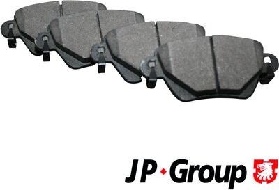 JP Group 1563700210 - Тормозные колодки, дисковые, комплект unicars.by