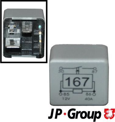 JP Group 1199206900 - Реле, топливный насос unicars.by