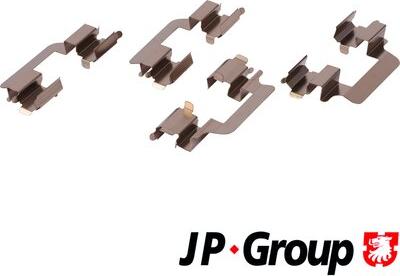 JP Group 1163650710 - Комплектующие для колодок дискового тормоза unicars.by