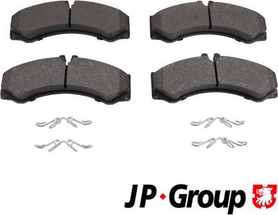 JP Group 1163601610 - Тормозные колодки, дисковые, комплект unicars.by