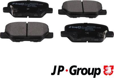 JP Group 3863701010 - Тормозные колодки, дисковые, комплект unicars.by