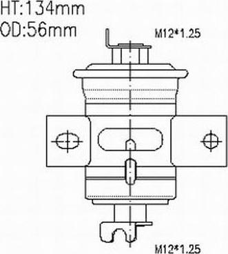 JS Asakashi FS6064 - Топливный фильтр unicars.by