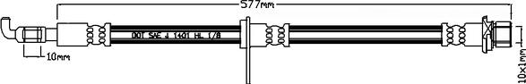 Juratek JBH1083L - Тормозной шланг unicars.by