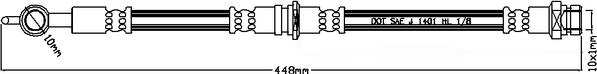 Juratek JBH1032 - Тормозной шланг unicars.by