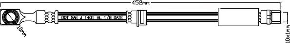 Juratek JBH1130 - Тормозной шланг unicars.by