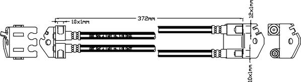 Juratek JBH1286 - Тормозной шланг unicars.by