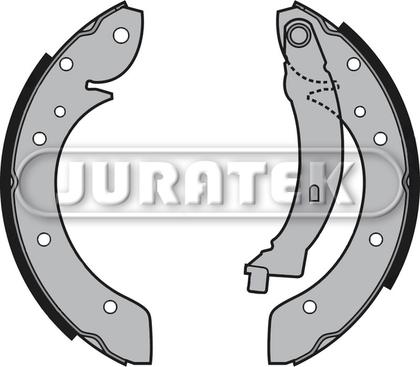 Juratek JBS1007 - Комплект тормозных колодок, барабанные unicars.by