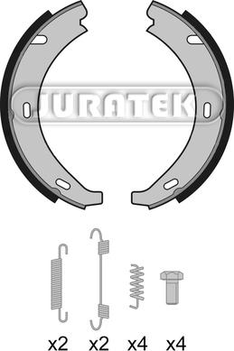 Juratek JBS1031 - Комплект тормозных колодок, барабанные unicars.by