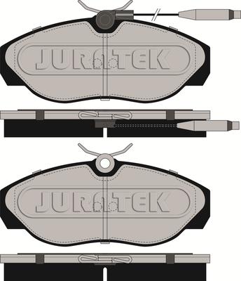 Juratek JCP967 - Тормозные колодки, дисковые, комплект unicars.by