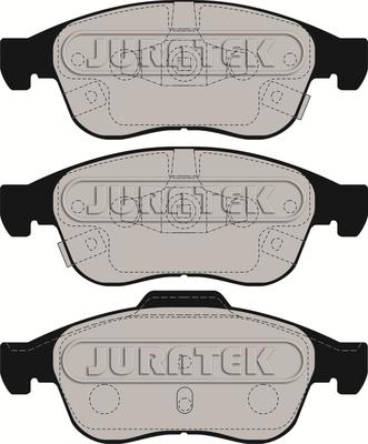 Juratek JCP4001 - Тормозные колодки, дисковые, комплект unicars.by