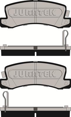 Juratek JCP478 - Тормозные колодки, дисковые, комплект unicars.by