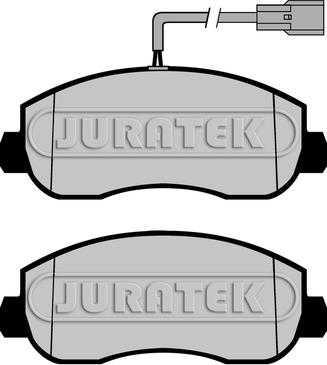 Juratek JCP073 - Тормозные колодки, дисковые, комплект unicars.by