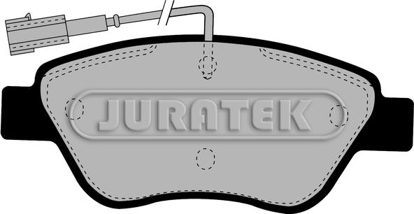 Juratek JCP1466 - Тормозные колодки, дисковые, комплект unicars.by