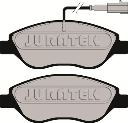 Juratek JCP1468 - Тормозные колодки, дисковые, комплект unicars.by