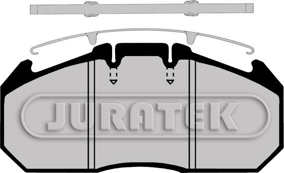 Juratek JCP1404 - Тормозные колодки, дисковые, комплект unicars.by