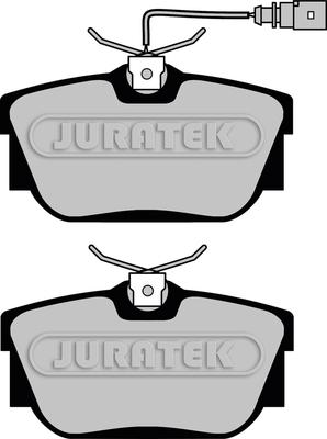 Juratek JCP1482 - Тормозные колодки, дисковые, комплект unicars.by