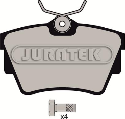 Juratek JCP1516 - Тормозные колодки, дисковые, комплект unicars.by