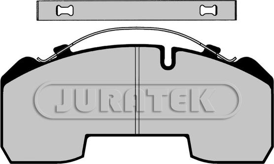 Juratek JCP1001 - Тормозные колодки, дисковые, комплект unicars.by