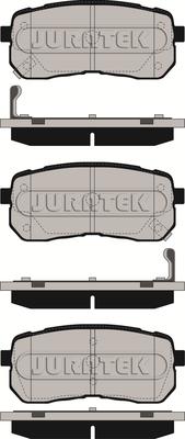 Juratek JCP187 - Тормозные колодки, дисковые, комплект unicars.by