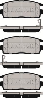 Juratek JCP127 - Тормозные колодки, дисковые, комплект unicars.by