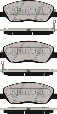 Juratek JCP178 - Тормозные колодки, дисковые, комплект unicars.by