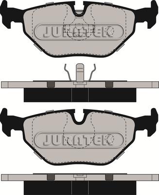 Juratek JCP850 - Тормозные колодки, дисковые, комплект unicars.by