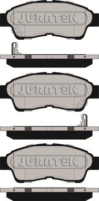 Juratek JCP867 - Тормозные колодки, дисковые, комплект unicars.by