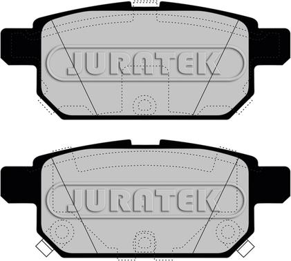 Juratek JCP8053 - Тормозные колодки, дисковые, комплект unicars.by