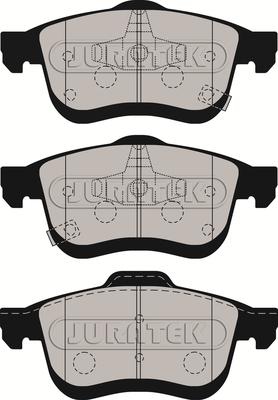 Juratek JCP8066 - Тормозные колодки, дисковые, комплект unicars.by