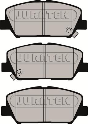 Juratek JCP8081 - Тормозные колодки, дисковые, комплект unicars.by