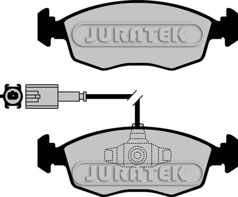 Juratek JCP8031 - Тормозные колодки, дисковые, комплект unicars.by