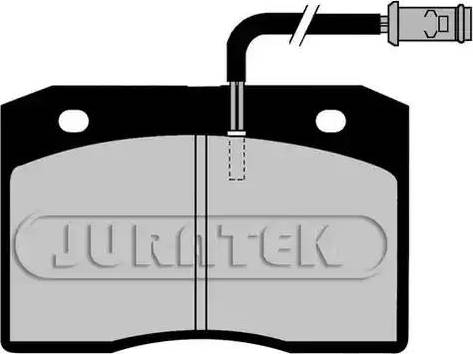 Juratek JCP377 - Тормозные колодки, дисковые, комплект unicars.by