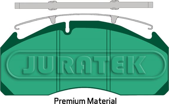 Juratek JCP2388 - Тормозные колодки, дисковые, комплект unicars.by