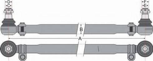 Juratek JSS1813 - Рулевая тяга unicars.by