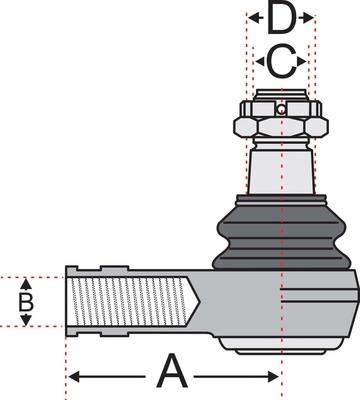 Juratek JSS2605A - Наконечник рулевой тяги, шарнир unicars.by