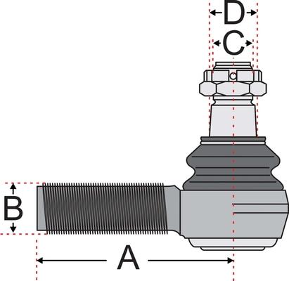 Juratek JSS2131A - Наконечник рулевой тяги, шарнир unicars.by