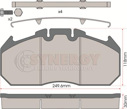 ACDelco K163b - Тормозные колодки, дисковые, комплект unicars.by