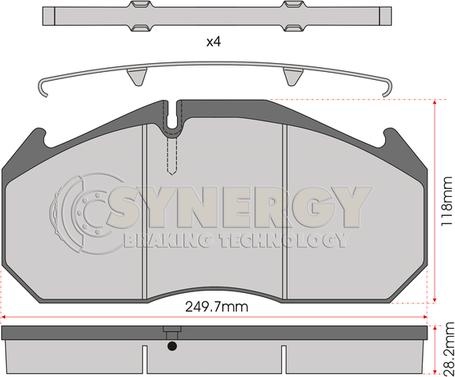 FTE 9500313 - Тормозные колодки, дисковые, комплект unicars.by