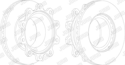 Jurid 569020J - Тормозной диск unicars.by