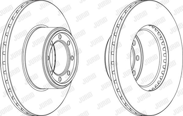 Jurid 569195J - Тормозной диск unicars.by