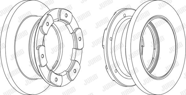 Jurid 569159JC-1 - Тормозной диск unicars.by