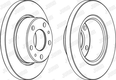Jurid 569104J-1 - Тормозной диск unicars.by