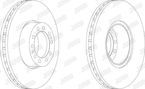 Jurid 569113J - Тормозной диск unicars.by