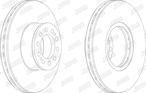 Jurid 569134J - Тормозной диск unicars.by