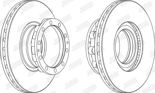 Jurid 569133J - Тормозной диск unicars.by